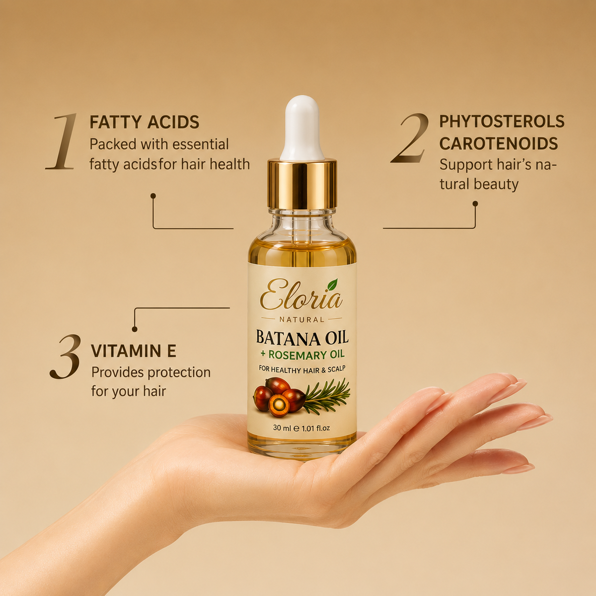 Eloria Natural Batana Hair Oil